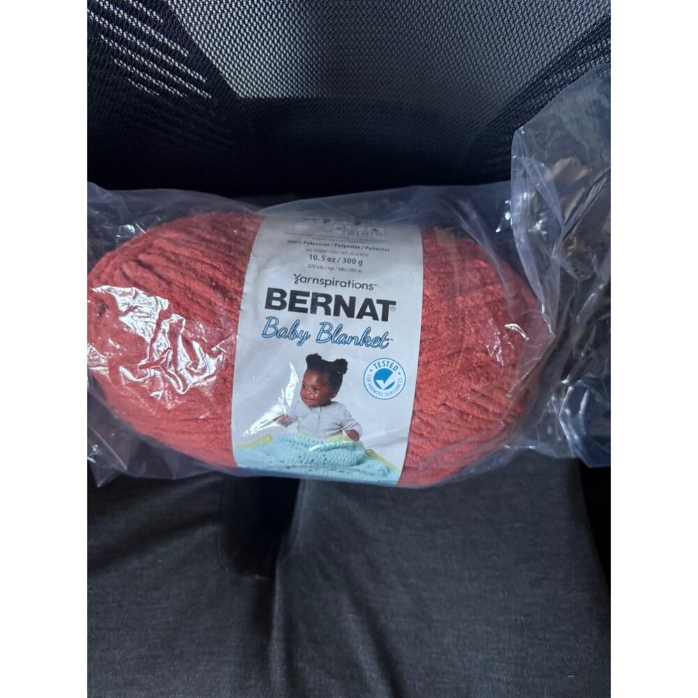 Bernat Baby Blanket Terracotta 100% Polyester 220 Yards